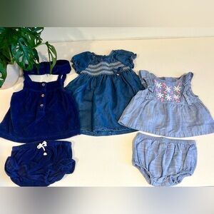Baby Girl Spring Outfit Bundle 3–6M | Dresses & Matching Sets